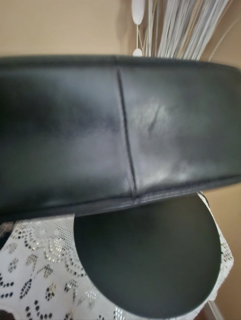,💞❣️Womens Valentinas Black and Browm Leather Bucket Hobo Shoulder Bag💘❣️